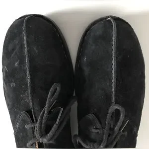 UGG Men\'s Black Suede Split Toe Lace Up Oxford Shoes  Size 5 1/2W unisex UGG | Shoes | Ugg Mens Black Suede Split Toe Lace Up Oxford  main image 3